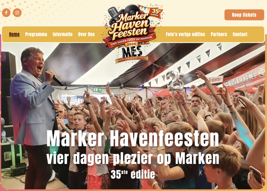 Een nieuw digitaal podium voor de Marker Havenfeesten