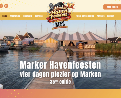 Een nieuw digitaal podium voor de Marker Havenfeesten