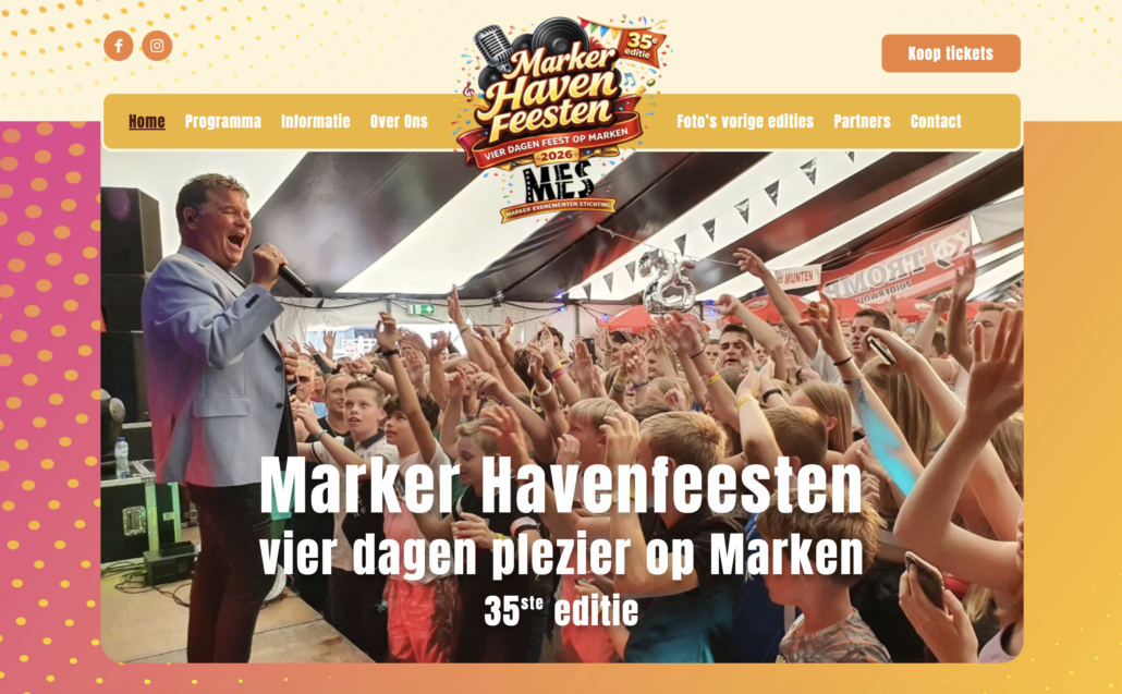 Een nieuw digitaal podium voor de Marker Havenfeesten